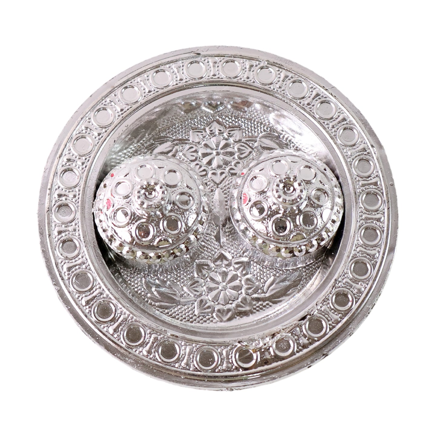Round Shape Special Puja Thali Kumkum Thali Holder (1 Pc Small)