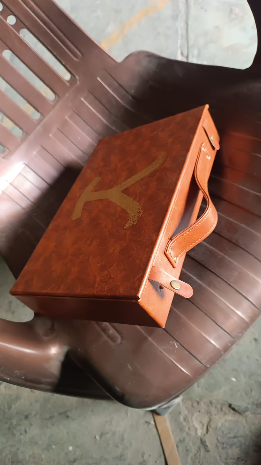 Multi Purpose Use Carrying Leather Case Briefcase (3020 Cm 1 Pc B Grade)