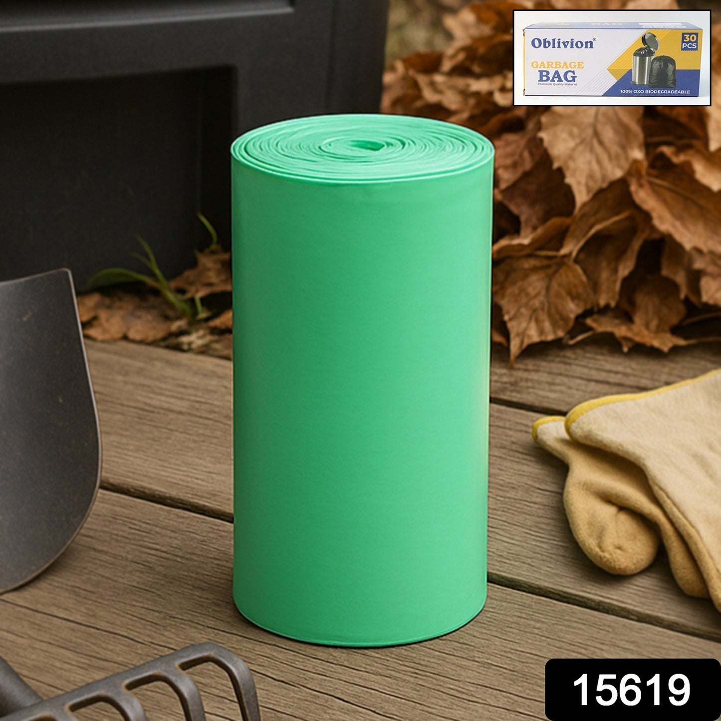 Bio-degradable Eco Friendly Garbage  Trash Bags Rolls (24x32 Cm  1 Pc  Mix Color)