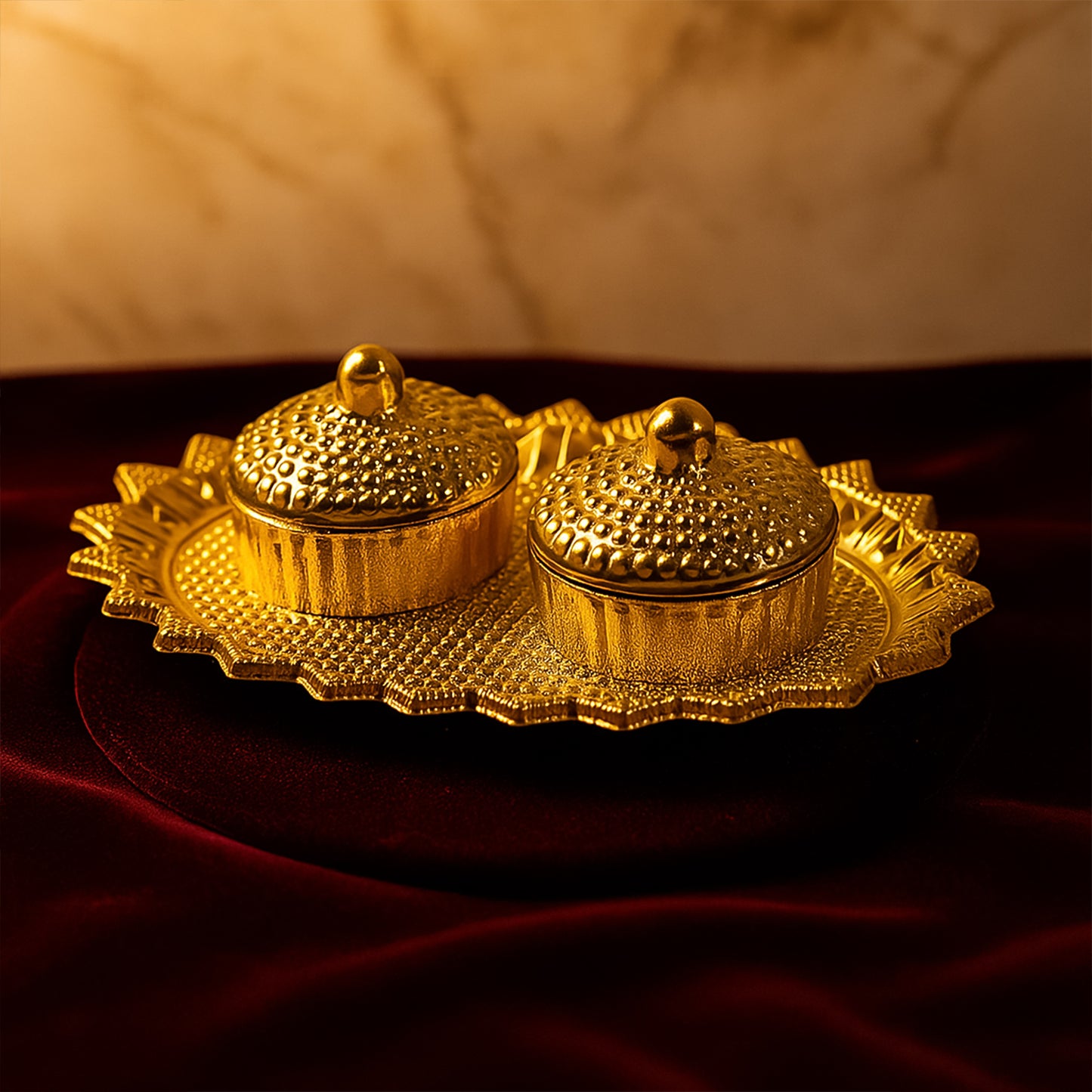 Pooja Kumkum  Rolichawal Holder - (1 Pc)