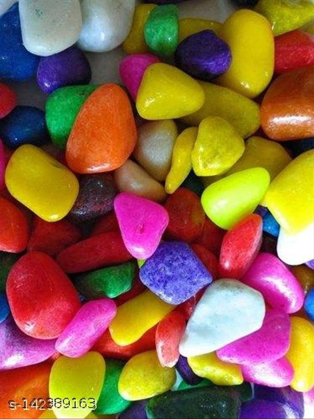 Decoration Pebbles Stones (Multicolor, 1000 g)
