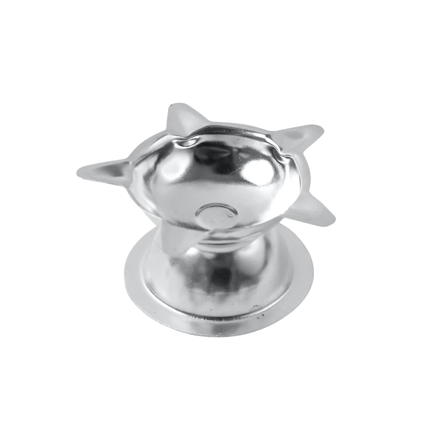 Stainless Steel Lotus Design Diya (1 Pc)