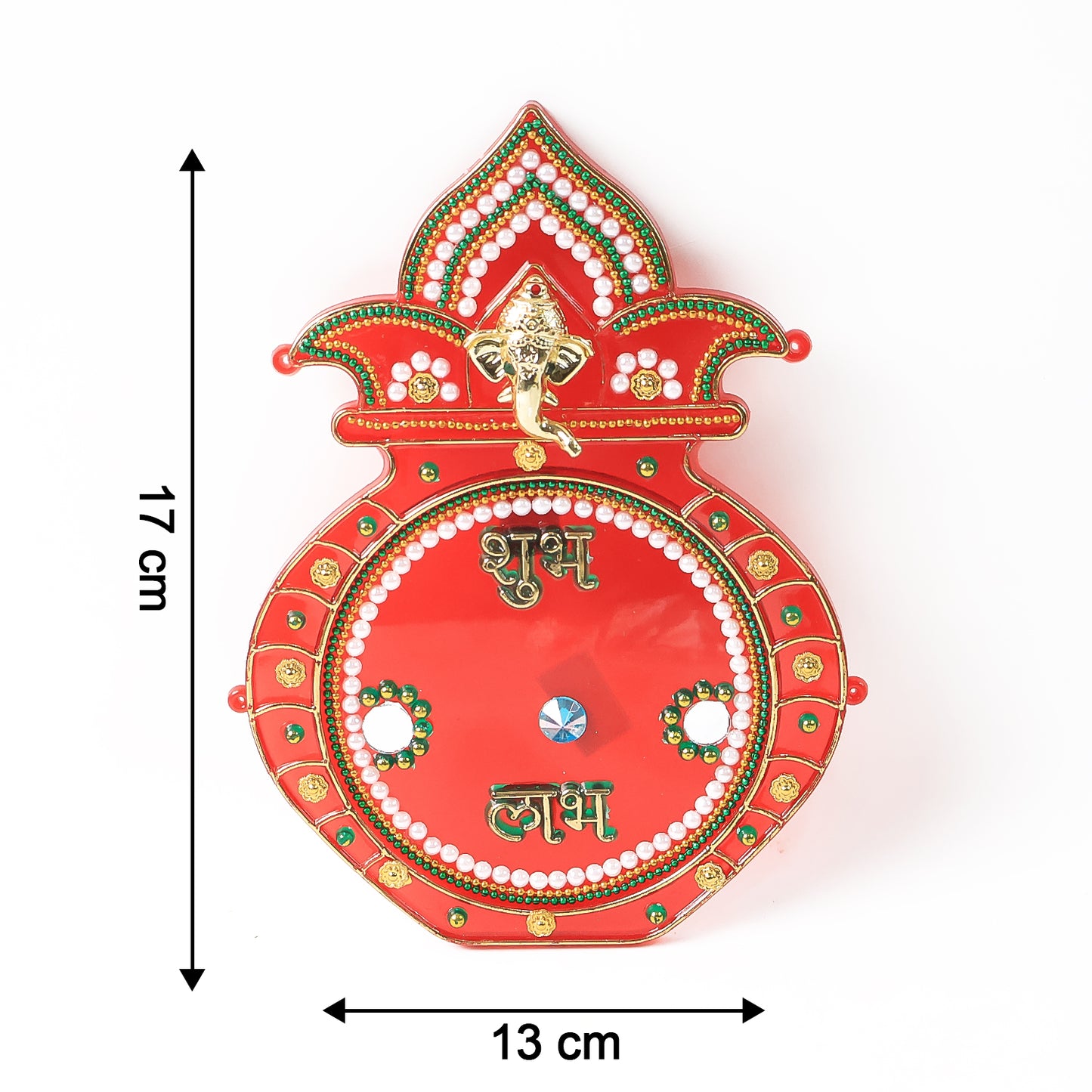 Decorative Kalash Wall Hanging With Shubh Labh (1 Pc)
