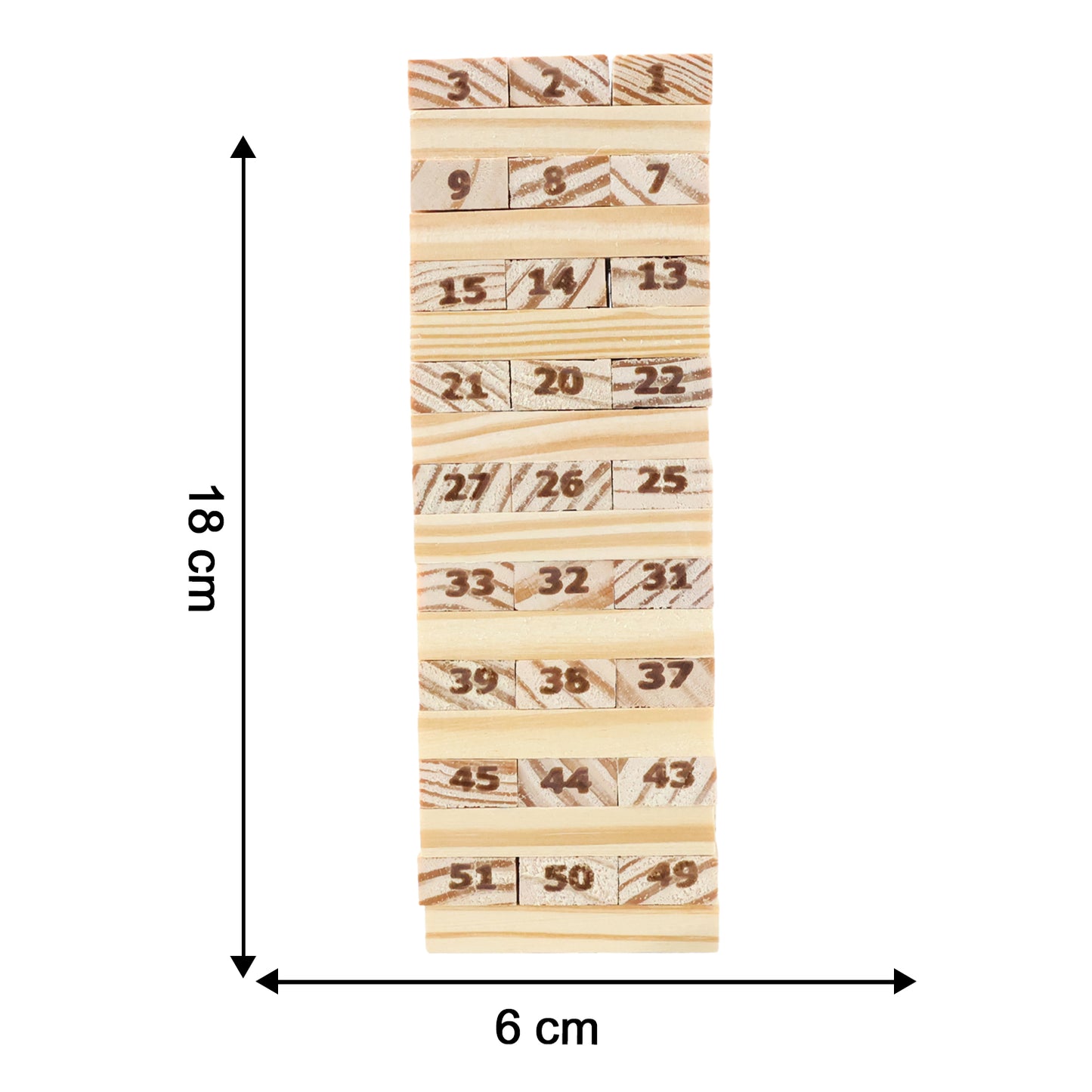 Tumbling Tower Wooden Blocks Game - (Set)