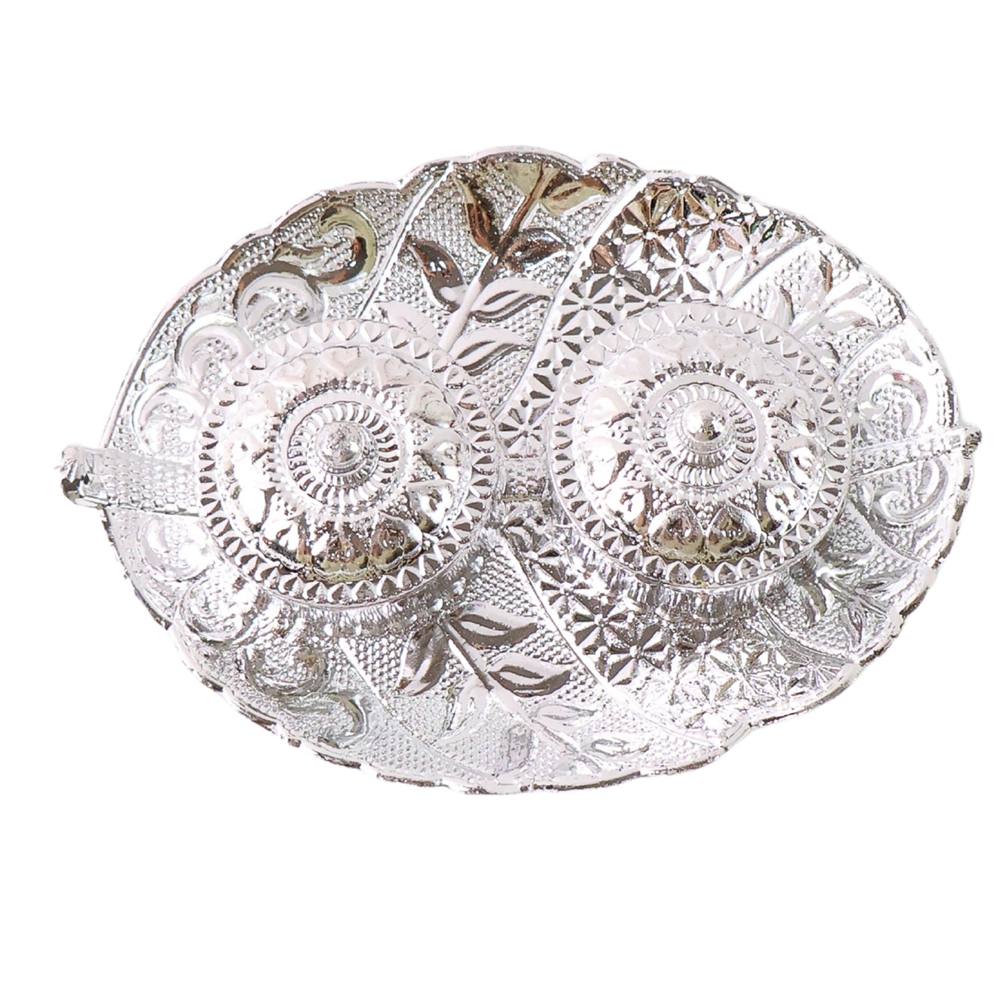 Leaf Shape Special Puja Thali (1 Pc  Mix Design)